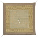 夏用座布団 天然い草使用 「花音・黄巧葉織」 No.37/座布団 仏間用座布団 仏前座布団 お寺様用座布団 寺院用座布団 法事 お坊さん お寺さん 住職
