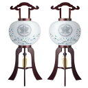 盆提灯 家紋 サクラ色 11号 一対 No.069 (大内行灯 家紋入り マグネット組立式 外絹張二重)/盆ちょうちん お盆 提灯 灯燈 初盆 岐阜提灯 日本製...