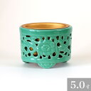 陶器 香炉 青磁 透かし香炉 5寸 香炉 仏具