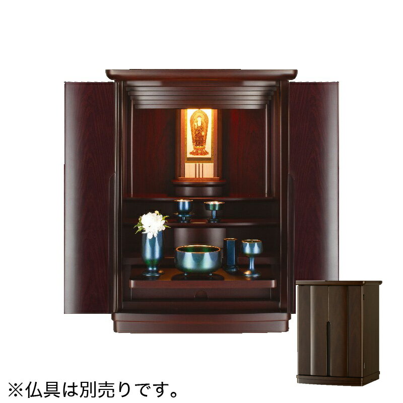 ミニ仏壇 「ドール」 13×18号 /家具調仏壇 モダン仏壇 小型 リビング 仏壇 モダン ...