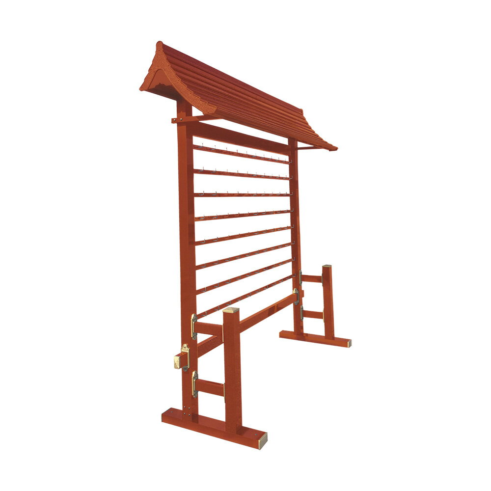 乐天商城 - 絵馬掛け【大和型】 朱色 日本製 (4449-0020) ※受注生産品