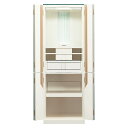 国産仏壇 モダン仏壇 「アルストル」 ホワイト色 16×46号 (v13-122-1)/家具調仏壇 モダン仏壇 床置き 仏壇台付き リビング 仏壇 上下セット ...