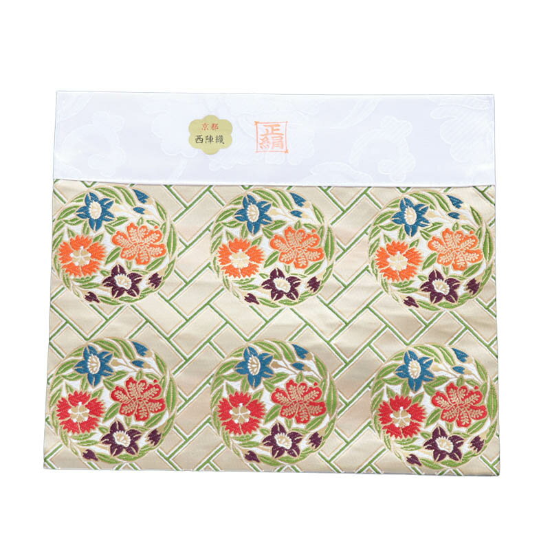 【アウトレット】冬用 打ち敷 No.29 四角 尺0(幅32cm) 正絹金通 上 角打敷