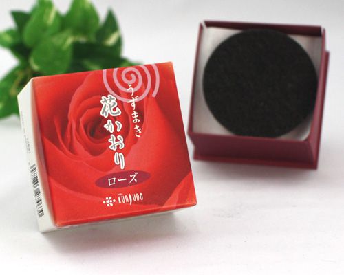 Rakuten - 【花かおり】 ローズうずまきタイプ 10巻入【楽ギフ_包装】/線香 家庭用線香 進物用線香 仏壇用線香