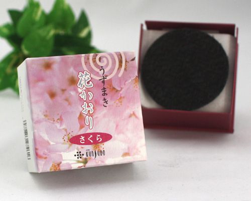 Rakuten - 【花かおり】 さくらうずまきタイプ 10巻入【楽ギフ_包装】/線香 家庭用線香 進物用線香 仏壇用線香