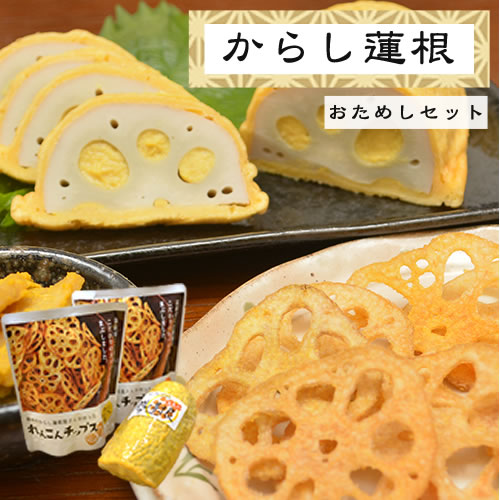 からし蓮根 送料無料 おためしセット チップス 熊本名物 ギフト お取り寄せ