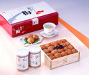 【送料無料】梅こぶ茶詰め合わせ 木箱入り うす塩味梅 はちみつ入り 700g 梅こぶ茶80g×2 ご贈答 プレゼント 和ギフト