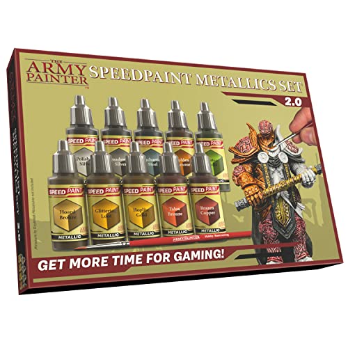 アーミーペインター スピードペイント 2.0 メタリックセット 10色x18ml The Army Painter Speedpaint Metallic Set 2.0