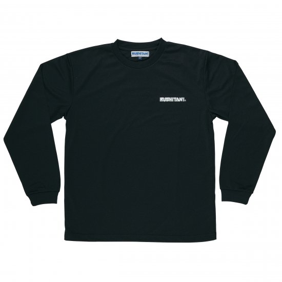 KUSHITANI クシタニ K-1619 DRY LONG SLEEVE T-SHIRT ドライロングスリーブTシャツ（ ブラック ホワイト M・L カラー・サイズをお選び下さい ）