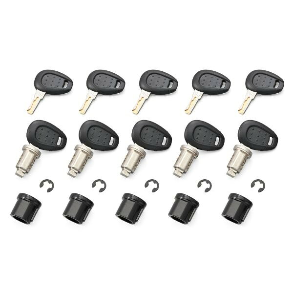Rakuten - ☆ 31268 デイトナ GIVI (ジビ) 標準セイムナンバーキー(内溝/黒) キーシリンダー スペアキー付き 鍵1本で5つを一括管理 5本セット
