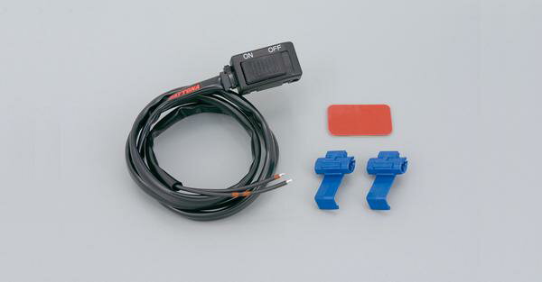 ☆DAYTONA 71779 デイトナ ユニバーサルスイッチ(フラットフェイス)BK