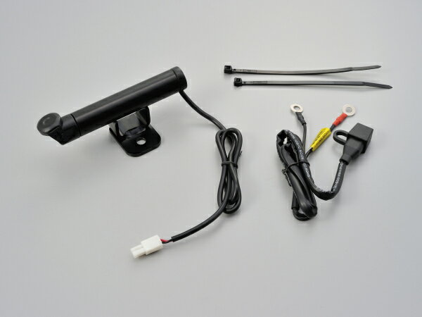 ☆ 93382 DAYTONA ステムクランプタイプUSB電源 ショート