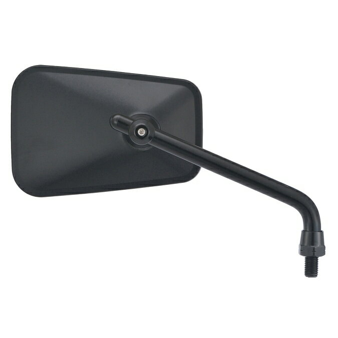 ☆ 13308 1本販売 デイトナ ハイビジミラー CLASSIC M10 ブラック/ロー 逆ネジ 新保安基準適合外