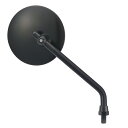 ☆ 98796 1本販売 デイトナ ハイビジミラー ROUND M10 ブラック/ハイ 逆ネジ 新保安基準適合外