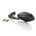 ☆ 98917 1本販売 デイトナ パラレルミラー ヘキサゴン 左用 ブラストブラック M10(2)
