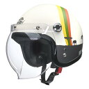LEAD リード工業 Street Alice QP-2 ジェットヘルメット SG・PSC(全排気量対応)LADIES FREE アフリカ・アイボリー
