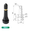 【メール便送料無料・代引不可】スナップインバルブ2個セットTR414 タイヤバルブ