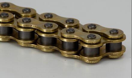 ☆アールケー・ジャパン RKチェーン 520MXZ5-120 GOLD 新型モトクロス専用設計ノンシールチェーン 2