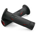 ☆ 16856 デイトナ Daytona プログリップ PROGRIP 718-RA グリップ ハンドル径φ22.2用 122mm ハードゲル エンド貫通 ブラ...