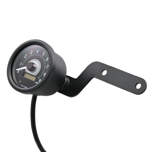 ☆ 46246 デイトナ Daytona VELONA(ヴェローナ) タコメーター 電圧計付き ホワイトLED φ60 9000rpm表示 GB350C('24)