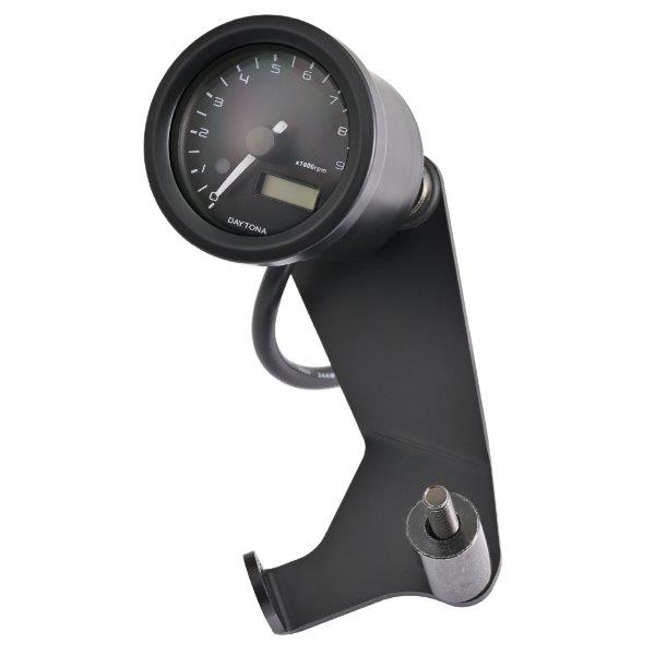 ☆32723 デイトナ Daytona ヴェローナ VELONA 電気式 タコメーター 電圧計付き 3色LED φ48/9000rpm表示 CL250/500('23)