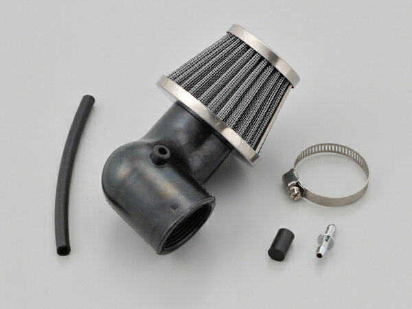 ☆45514 デイトナ NEWスーパーパワーフィルター（φ35/ニップル付き）90°Lタイプ