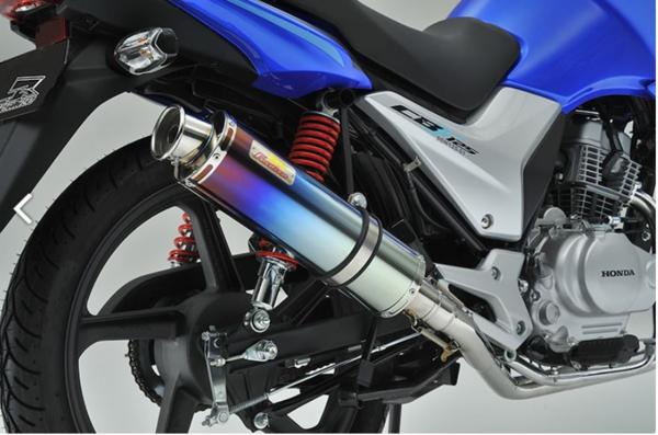 在庫有当日発送リアライズマフラー 22Racing チタン CBF125 PCJ71 PCJ72