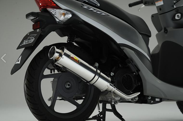 ☆リアライズマフラー 22Racing SUS【Dio110用】