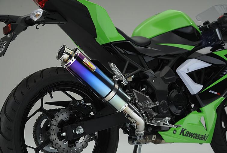 Realize リアライズ 514-SO-001-01 Aria（アリア）チタンマフラー スリップオン Ti Type-C（カールエンド）Ninja250SL