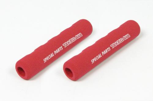 ☆武川 TAKEGAWA レバーグリップ クラッチレバー ブレーキレバー レッド 汎用
