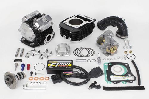 武川 01-05-0599 スーパーヘッド4V+R(5軸ポート加工)コンボキット181cc GROM・MSX125・MSX125SF