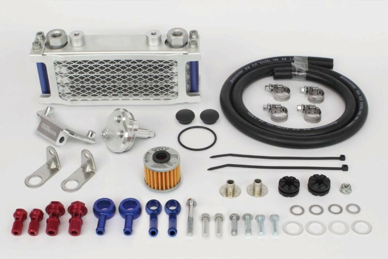 武川 TAKEGAWA 07-07-0470 コンパクトクールキット(4フィン/ラバーホース) ダックス125(JB04/JB06)(SP武川製スーパーヘッド4V+Rボアアップキット装着車)