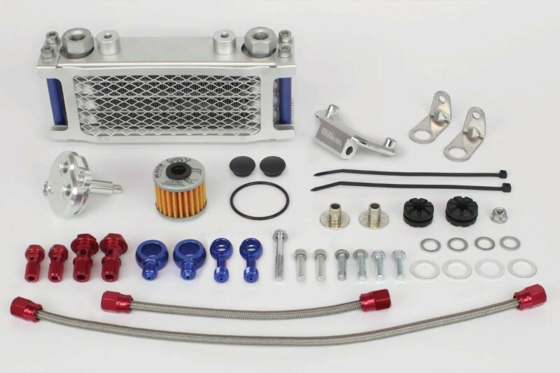 武川 TAKEGAWA 07-07-0472 コンパクトクールキット(4フィン/スリムラインホース) ダックス125(JB04/JB06)(SP武川製スーパーヘッド4V+Rボアアップキット装着車)