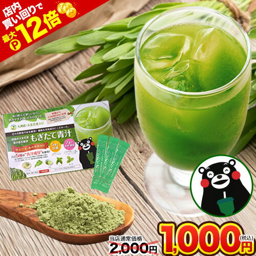【★店内買い回りでP最大12倍★】【今なら半額★2000円⇒1000円】朝摘み 国産 もぎたて 青汁 大麦若葉 30包 送料無料 飲みやすい 青汁 プラセンタ 食物繊維 ダイエット 抹茶 ポイント消化 ブラックフライデー 半額 《正午までの注文で当日出荷》|