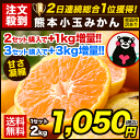 「熊本小玉みかん」家庭用訳あり2kg★【2セット購入で+1k...