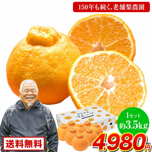 福岡農園 不知火 3.5kg前後 送料無料 熊本県産 熊本 お試し 3キロ 以上 サイズ 果物 スイーツ フルーツ デザート お取り寄せ お年賀 ギフト デコポン と 同品種 熨斗 のし お買い物マラソン 《7-14営業日以内に発送予定(土日祝日除く)》