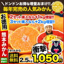 【送料無料】お徳用熊本みかんたっぷり2.5kg【2セット購入...