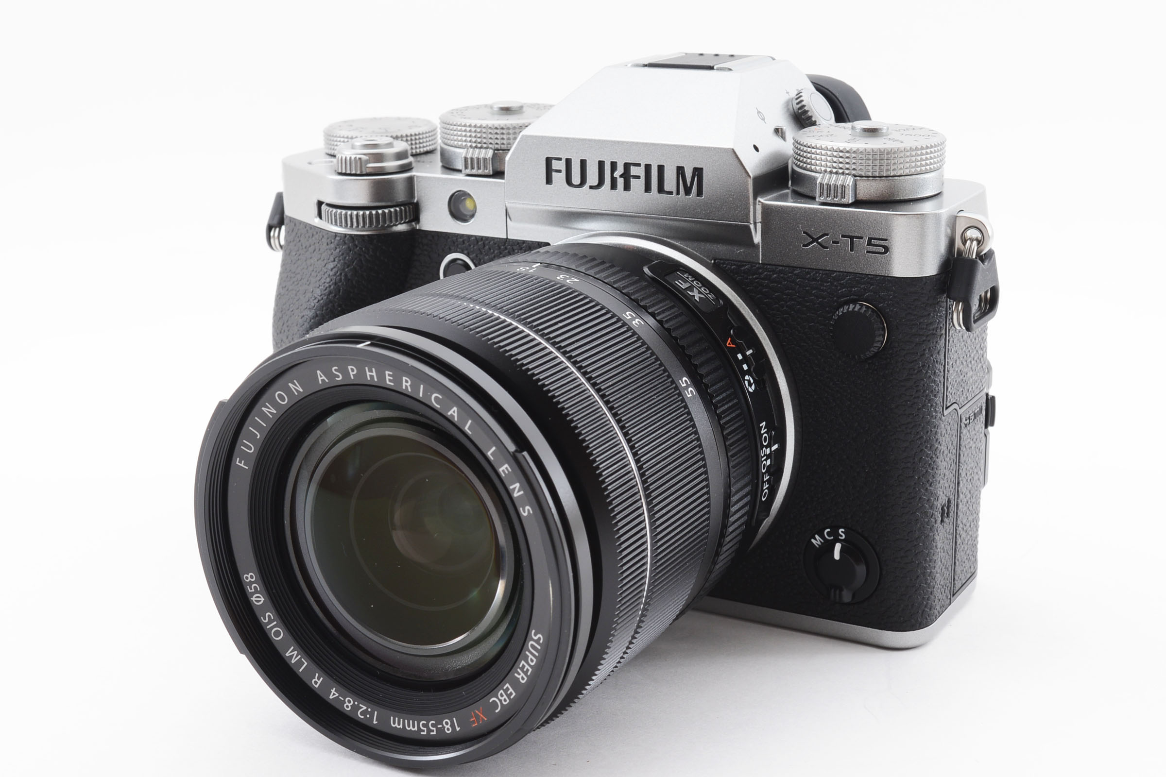【中古】FUJIFILM フジフイルム X-T5 XF18-55mm レンズキット シルバー