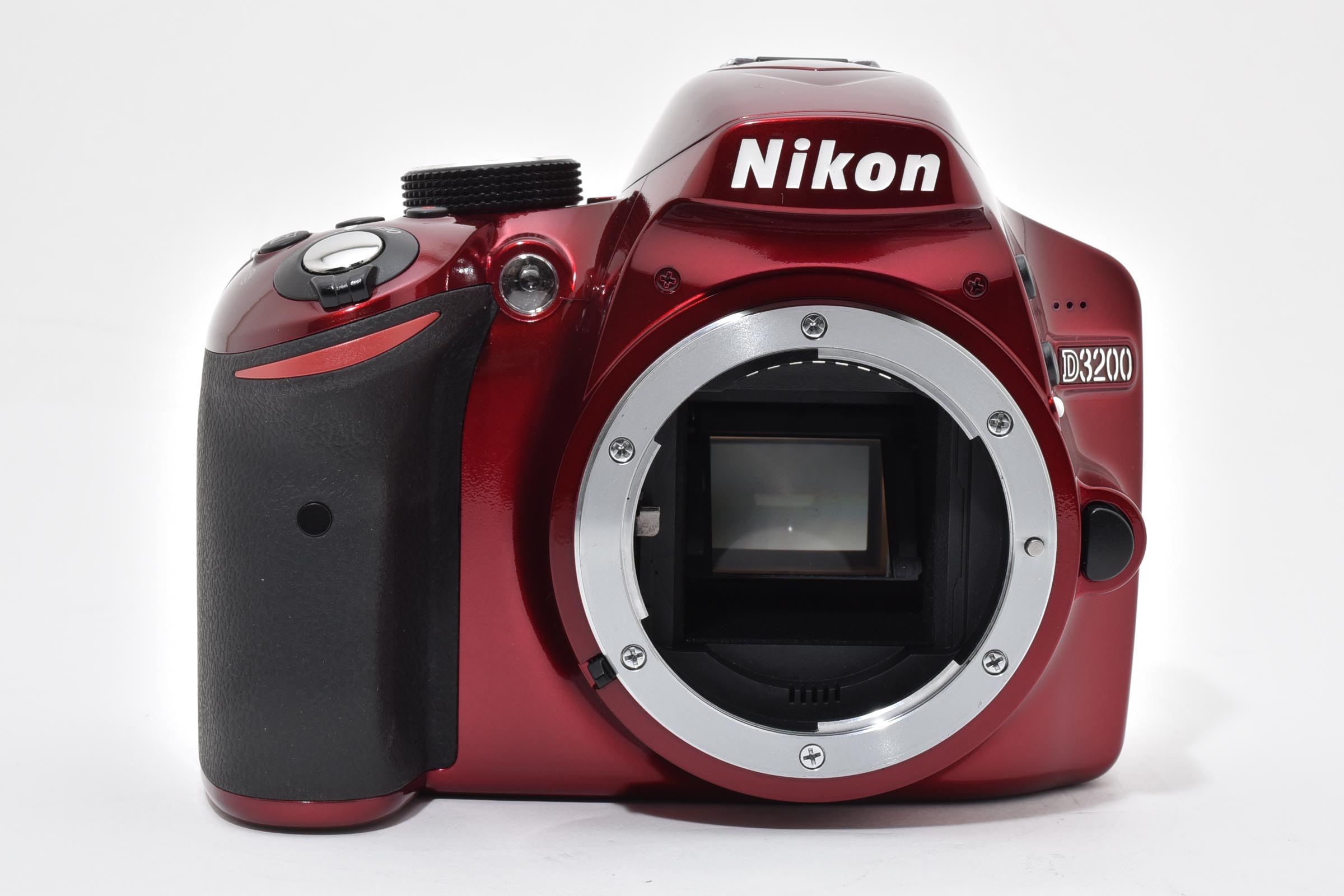 【中古】Nikon ニコン D3200 ボディ レッド