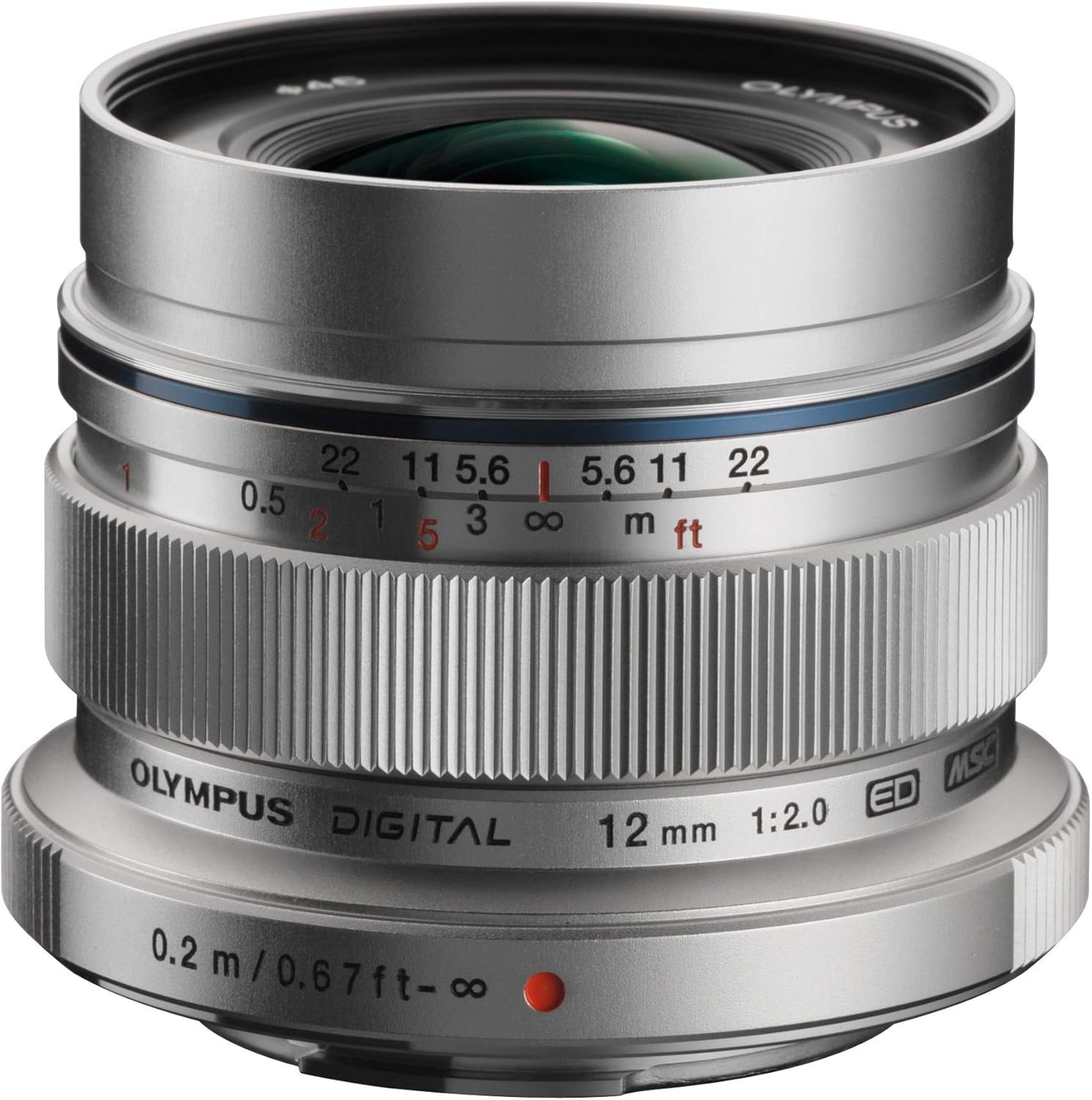 【中古】OLYMPUS オリンパス M.ZUIKO DIGITAL ED 12mm F2.0 シルバー