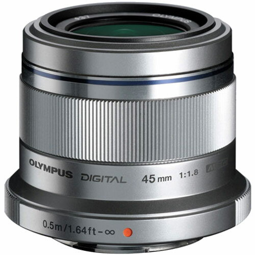 【中古】OLYMPUS オリンパス M.ZUIKO DIGITAL 45mm F1.8 シルバー