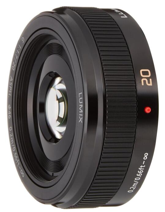 【中古】Panasonic パナソニック LUMIX G 20mm F1.7 II ASPH. H-H020A ブラック