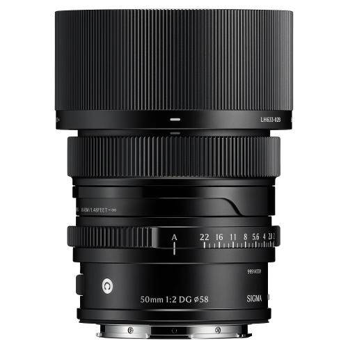 【中古】SIGMA シグマ 50mm F2 DG Contemporary Lマウント用 ブラック