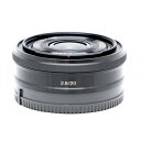 【中古】SONY ソニー E 20mm F2.8 [SEL20F28] レンズ