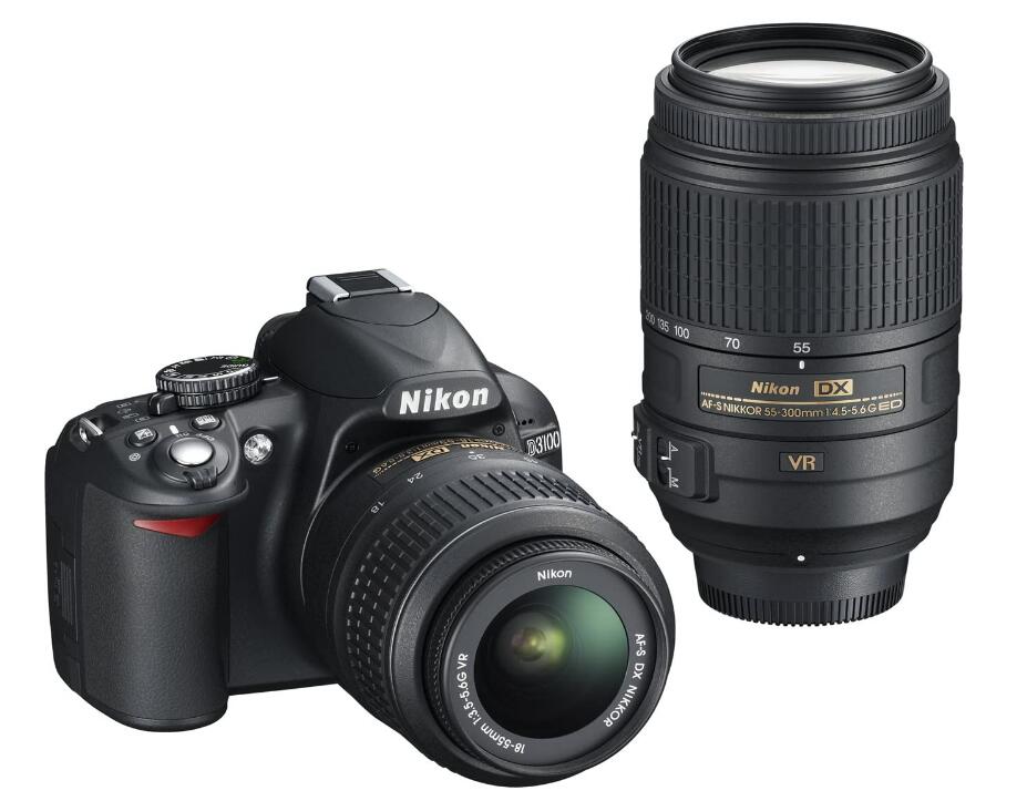 【中古】Nikon ニコン D3100 ダブルズームキット