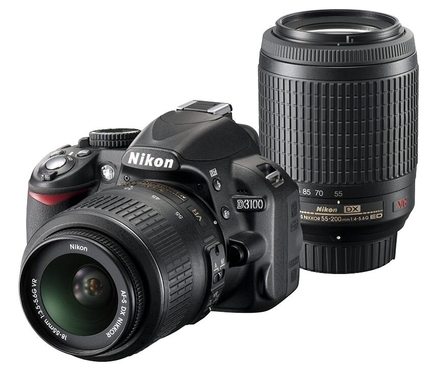 【中古】Nikon ニコン D3100 200mmダブルズームキット