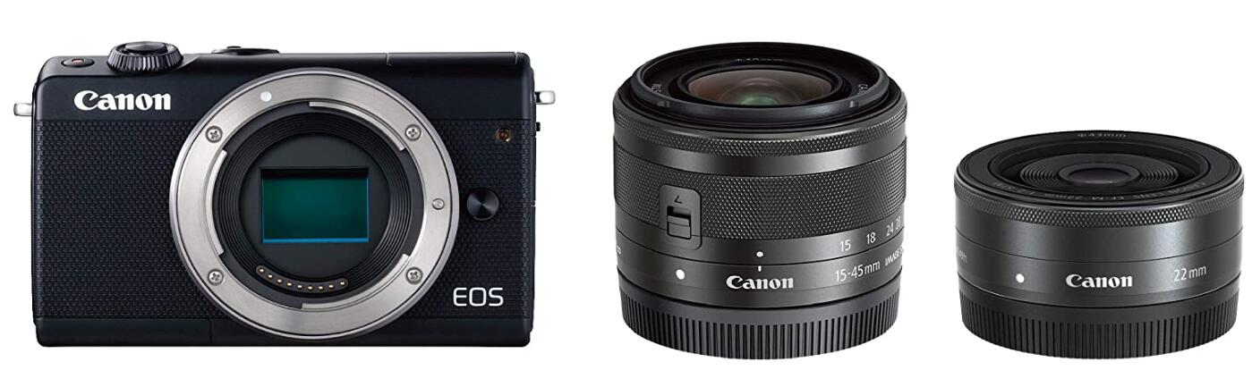 【中古】Canon キヤノン EOS M100 ダブ