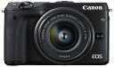 【中古】Canon キヤノン EOS M3 EF-M15-45 IS STM レンズキット ブラック(2)