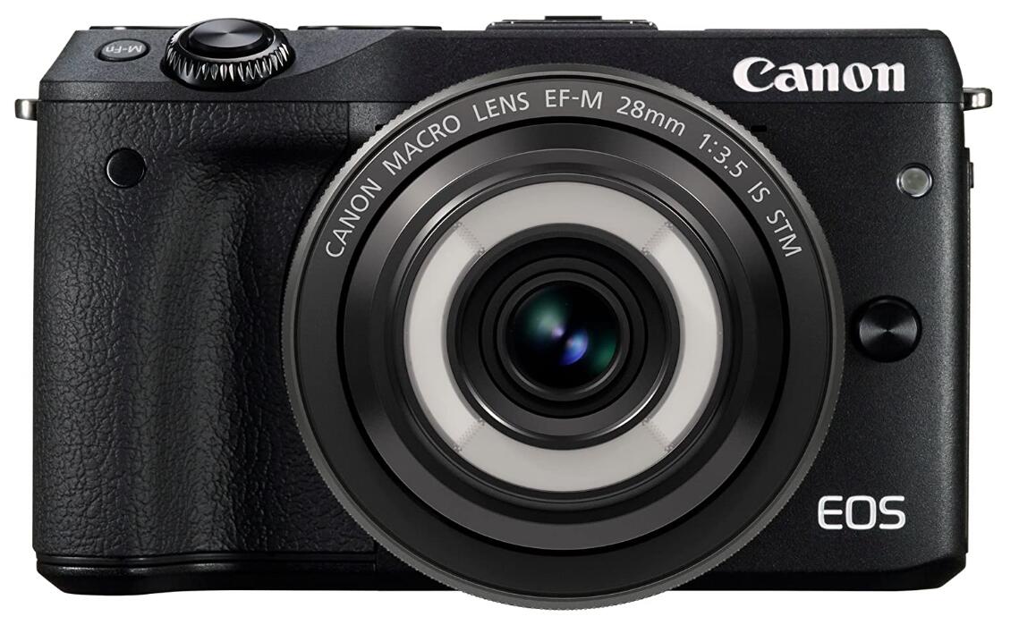 【中古】Canon キヤノン EOS M3 クリエイティブマクロ レンズキット ブラック