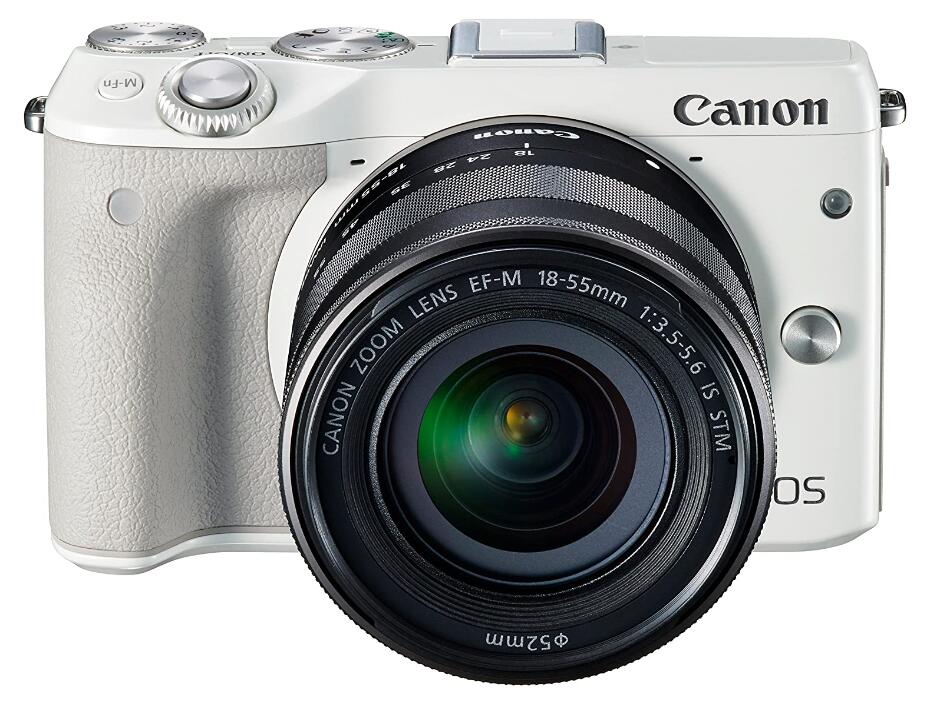 【中古】Canon キヤノン EOS M3 EF-M18-55 IS STM レンズキット ホワイト
